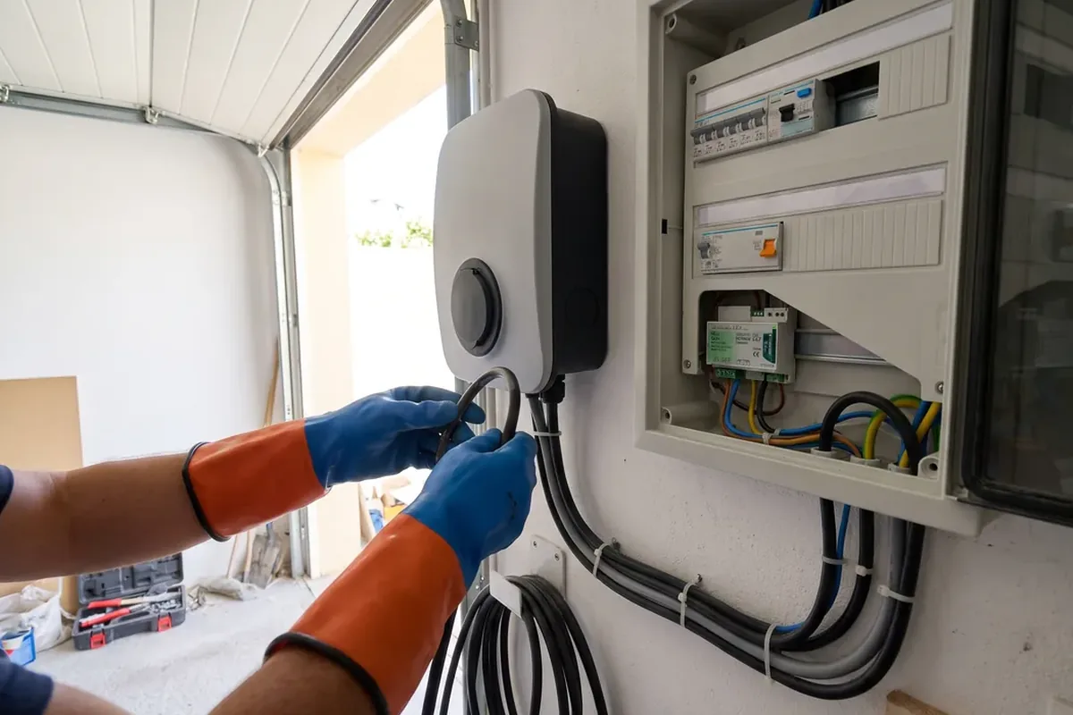 Wallbox com gestão dinâmica de potência ligada ao contador da habitação